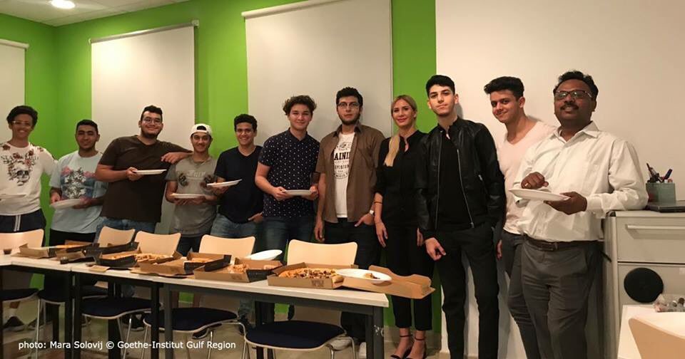 Goethe Institut Gulf On Twitter Yesterday Marked The Last Day Of Our Superintensive Course And How Would Our Students Like To Celebrate With Pizza And Cake Of Course Thank You Dear Students For