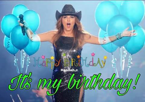 Happy birthday my beautiful baby Shania twain! 