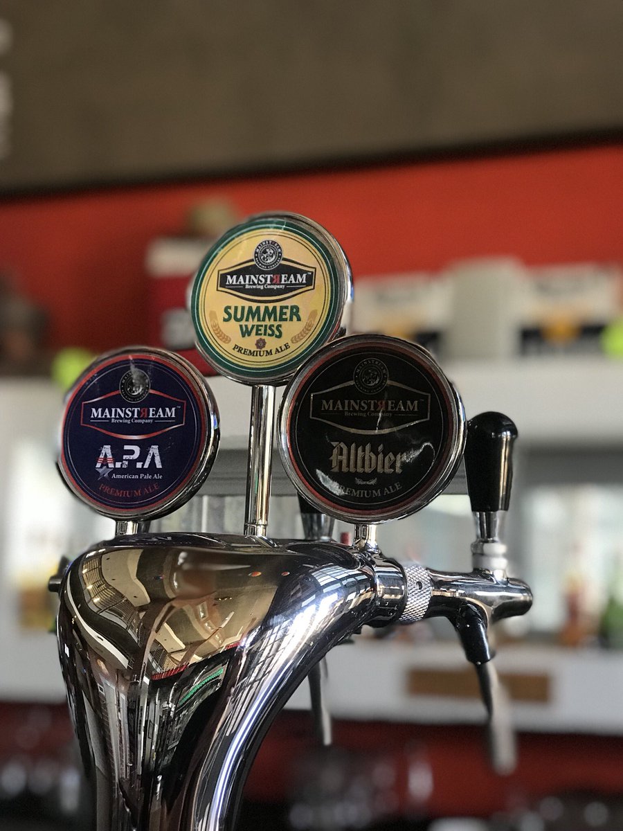 Mainstream Summer Weiss, American Pale Ale &amp; Altbier on tap now at <a href="/TasteWaterfall/">TasteWaterfall</a>... you know you want to, so go treat yourself to a few cold ones!