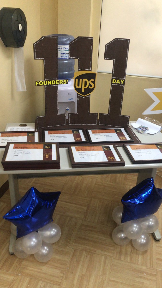 cj_buono's tweet photo. Happy Founders Day to all @UPSers worldwide celebrating from #UPSPhilippines!  Got a chance to spend some quality time with our folks and continue to be proud of this team. Thank you for all you do and continue to do to support @UPS growth and success.  #FoundersDay @UPS_Asia https://t.co/FutdQvP6QN