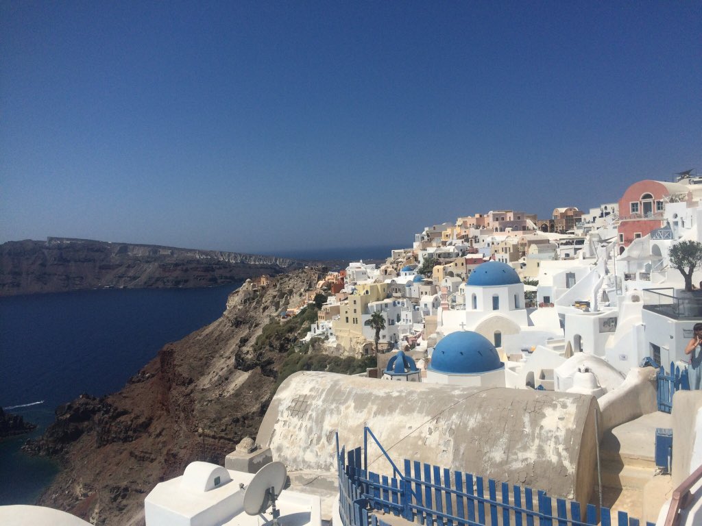AbiWoodward_PhD's tweet photo. Trying to get back in to #phdlife after a fantastic holiday in Santorini to celebrate the marriage of two close friends. Fieldwork is complete ✔️ Transcribing is done ✔️ so that must mean its #analysistime 🙄 https://t.co/N6wuhtbTRV