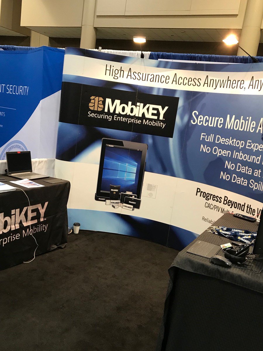 tonybusseri's tweet photo. Great first day at The Air Force Information Technology & Cyberpower Conference (AFITC), looking forward to another one!
See everyone at booth 546.
#AFTIC #MobiKEY https://t.co/dIFPgOsXwh