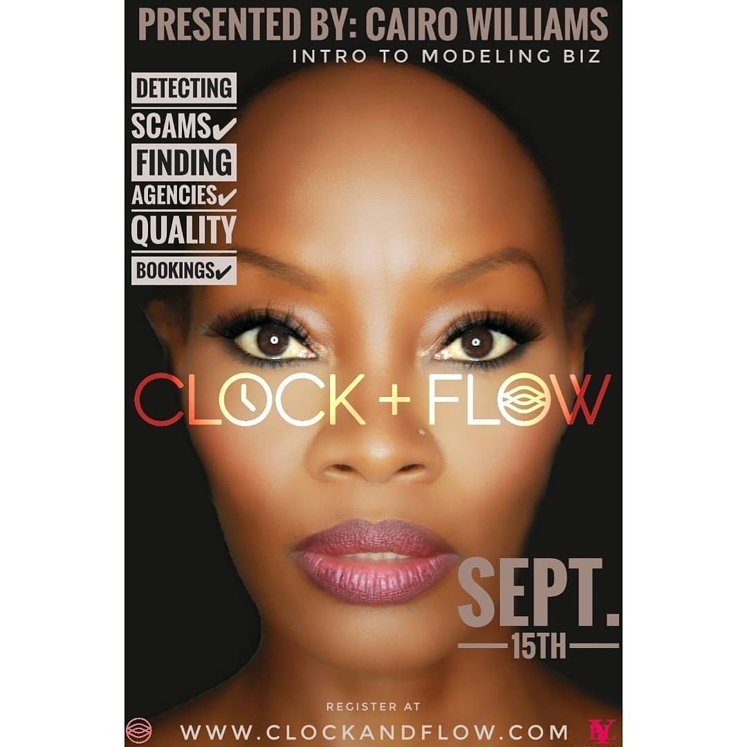 Cairo_c2's tweet photo. #MODELS! INTRO TO MODELING CLASS with a Face of Tokyo Fashion Express Japan &amp; f. Maybelline Model Cairo Williams!
Sept 15th!
✔Detecting Scams
✔Finding Agencies
✔Quality Auditions 
#CairosClockAndFlow #YBLimited  #ClockAndFlow #childmodels #modeltips https://t.co/KTf8Mv6wCC https://t.co/CAYPyrctch