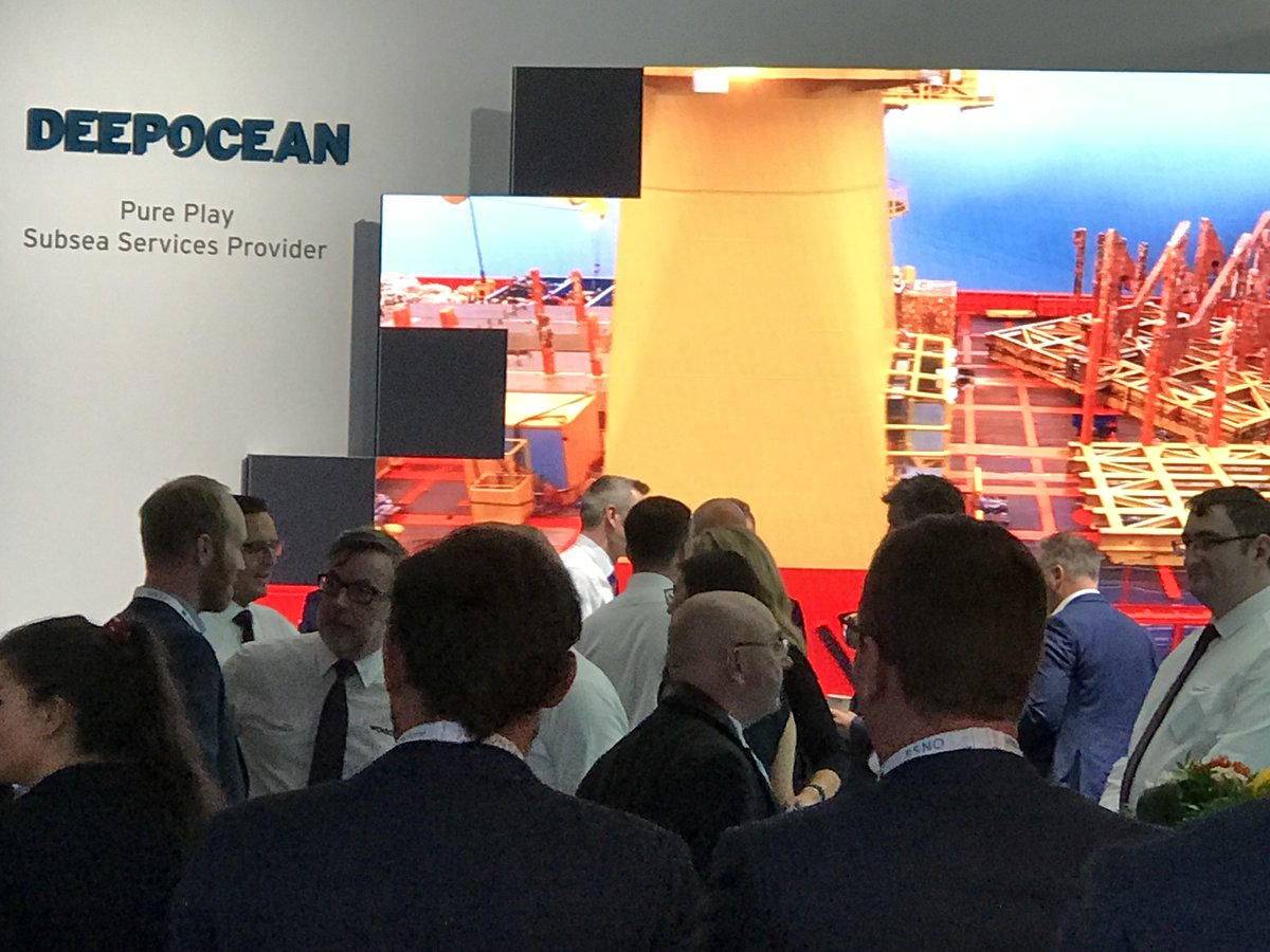 Great day at <a href="/ONS_Stavanger/">ONS Stavanger</a>, come and meet the DeepOcean team at stand 8290.