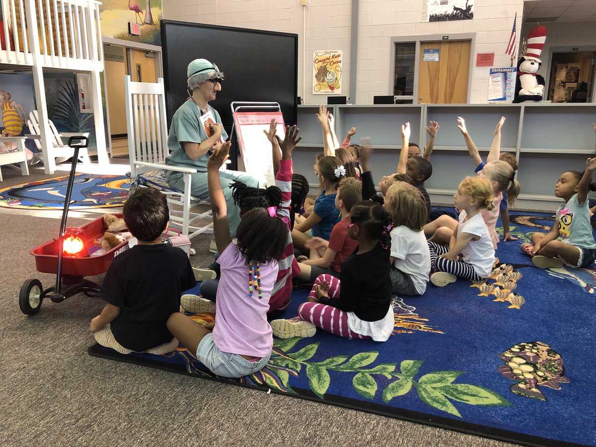 Learning all about how to take care of our books with the fabulous Dr. Booklove <a href="/KennesawMC/">Beth Finnegan</a>