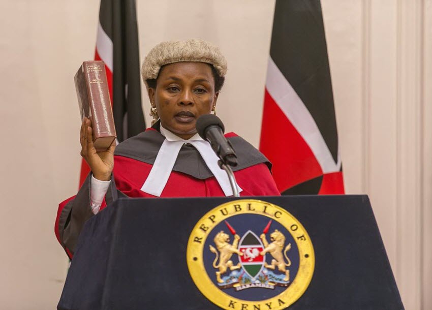 citizentvkenya's tweet photo. Deputy Chief Justice Philomena Mwilu arrested https://t.co/cxC1DClKfB https://t.co/EQQfnNsciX