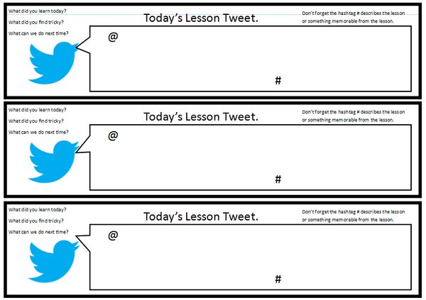 Today my students in year 1 starting tweeting their work and future focus goals through completing exit slips. The feedback was fantastic and the kids really enjoyed it! #acuedu_p