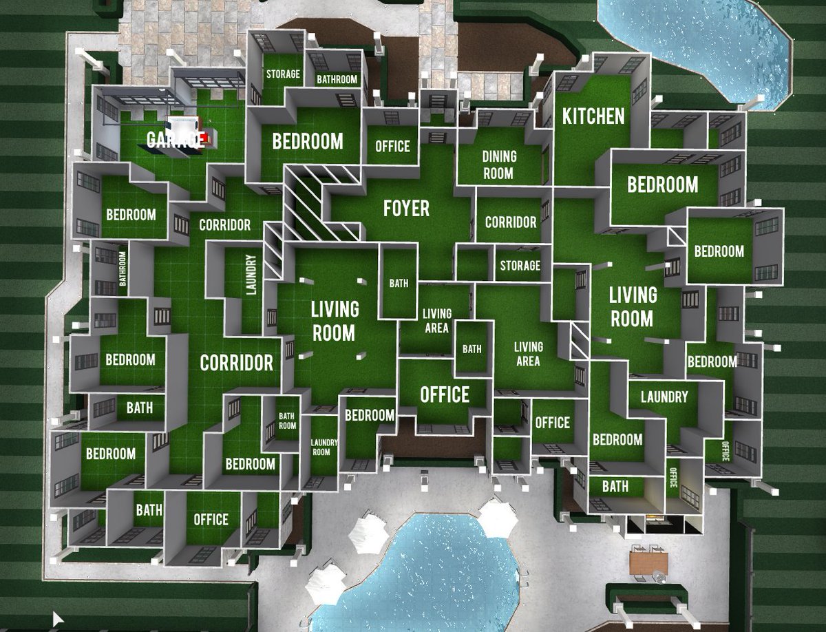 Faulty On Twitter This Is The First Floor Floor Plan For The Suburban Family Mansion Hope This Helps Out A Few With Building It D Bloxburg mega mansion floor plan. suburban family mansion hope