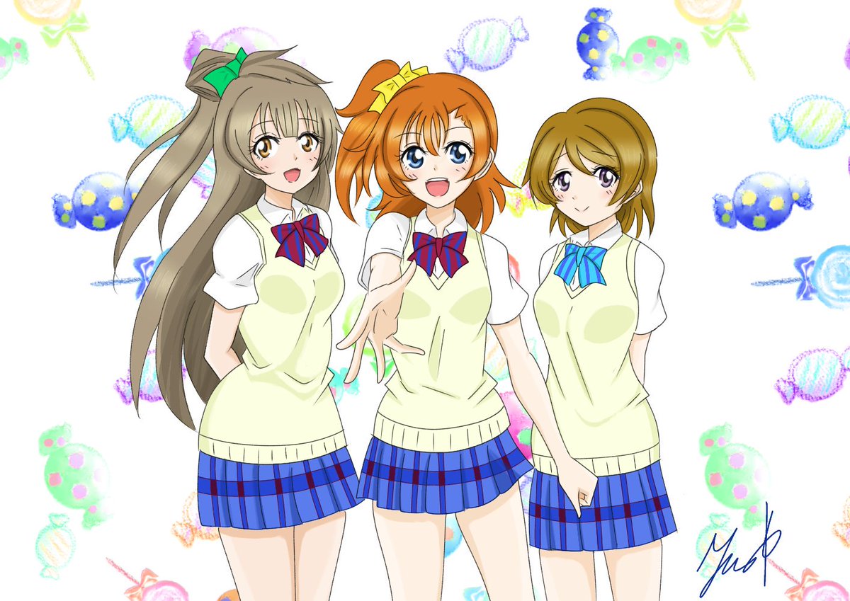 絢白遊有 Printemps ラブライブ Printemps 高坂穂乃果 南ことり 小泉花陽