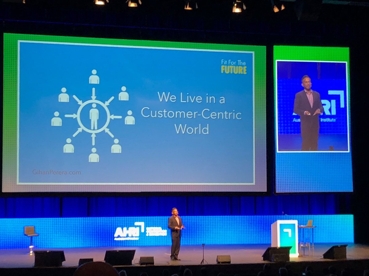 pageripper's tweet photo. Think customer - you’re really smart and you know what’s best for you ⁦@gihanperera⁩ #AHRINC https://t.co/yAytU43Dx2