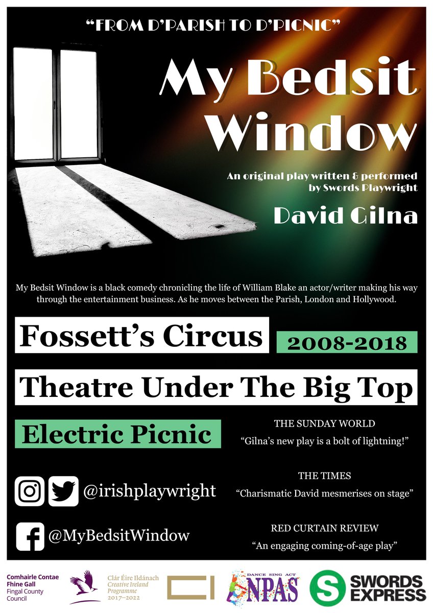 'From D'Parish To D' @EPfestival ' 
#MyBedsitWindow #Circus #Fingal #ElectricPicnic