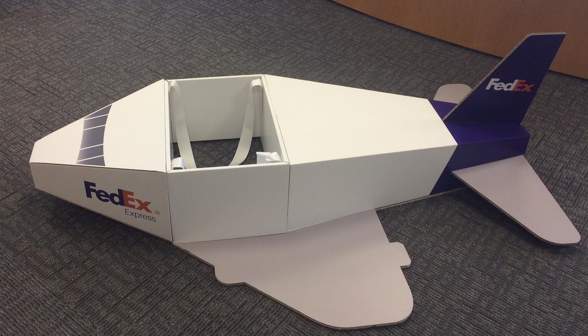 KEPPrintGroup's tweet photo. When a customer gives you a picture from the internet and says, “We need an adult one of these.” #Challengeaccepted! 4 days later we delivered a wearable cardboard plane. Whether it’s #FSDUs, #packaging, or something a bit more "off the wall," we've got you covered. https://t.co/3rWmJpqYTK