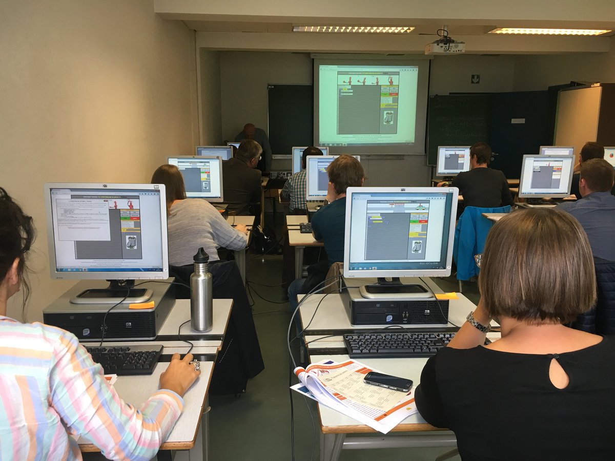 pbalancier's tweet photo. Sans oublier de nombreux autres acteurs #STEM #coding intéressants @CodeNPlay #FORSUD ... sans oublier #123codez avec Mathieu Hirtzig de @Fondation_Lamap #EduCode https://t.co/J4uCNo3Cop