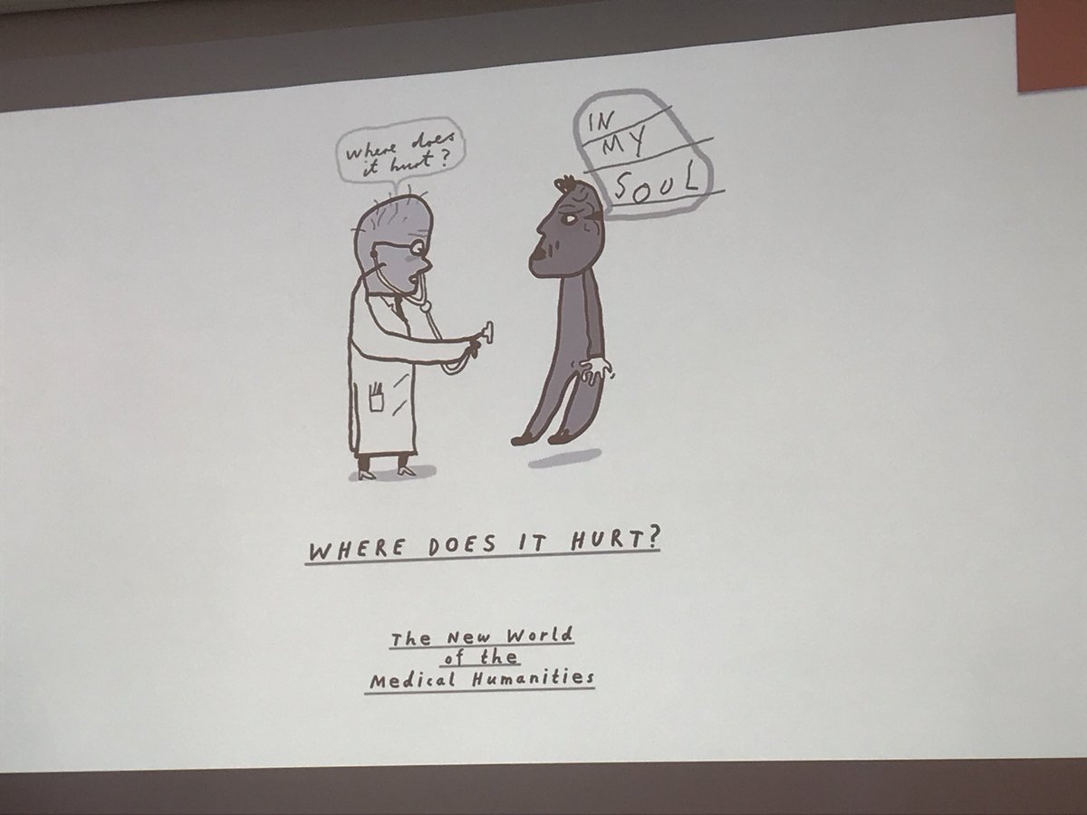 AdaPeck's tweet image. Love @whole_patients words here - ‘ we need to avoid self-serving and dilettantish approach -the arts - not a plaything, not trivial. Patients will benefit from medical practice based on it.’ #7V #AMEE2018 #medicalhumanities