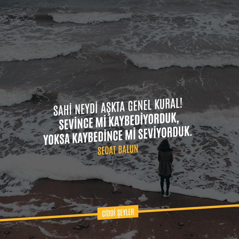 Sahi neydi Aşkta genel kural!
[S.Balun]