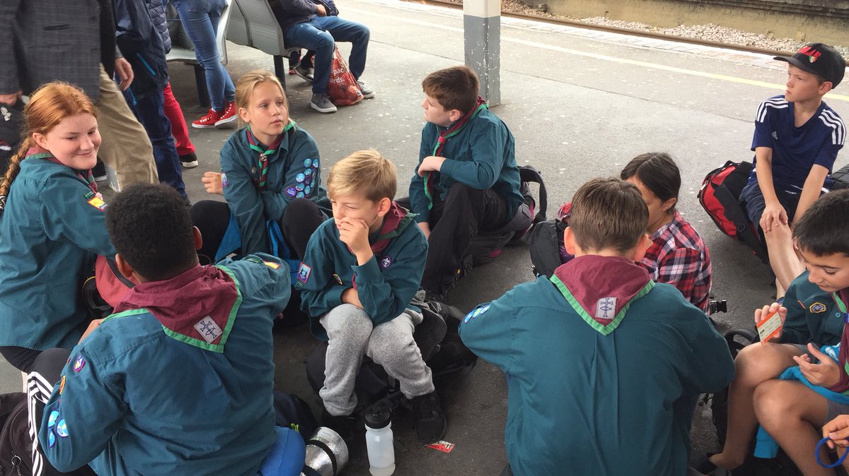 Off to summer camp. Made the journey as an planned expedition for the scouts. #westlondonscouts #skillsforlife