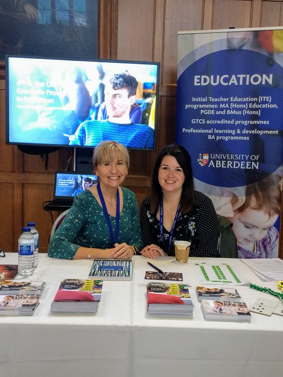 It's Open Day!  The sun is shining, the barbeque is warming up and we are having a great time in Elphinstone Hall!  Come and say hello and find out a bit more about becoming a teacher  #makeitabdn #weareabdn #OpenDay2018