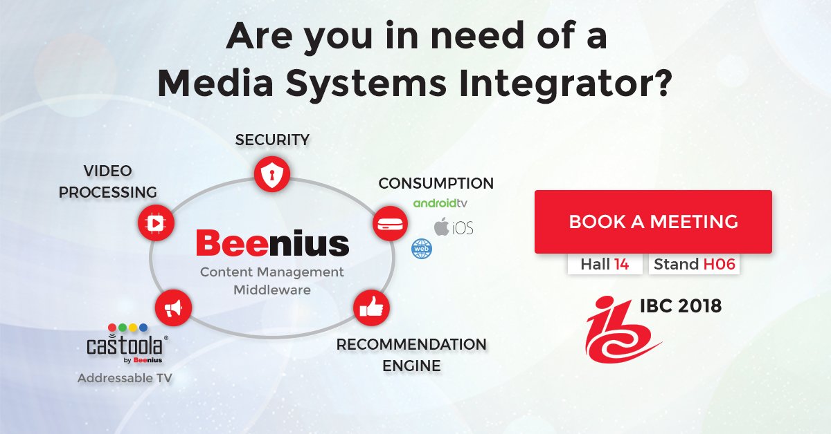 #IBC2018 is just around the corner! Are you looking for #Media Systems Integrator? Book a meeting ahead with our team &amp; meet them in Hall 14, Stand H06 ➡️bit.ly/2vo0OFu #AndroidTV #IPTV #OTT #HybridSolution #TV #IBC365
