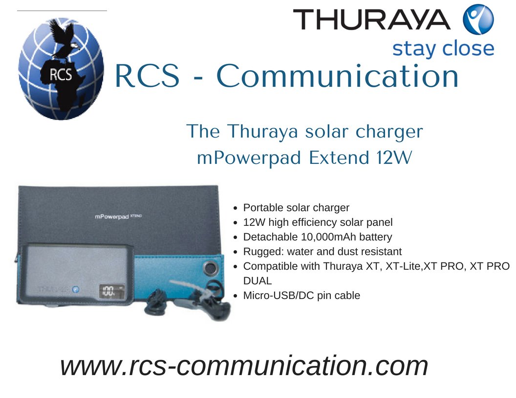 RcsCommn's tweet photo. #Multi-functional, #Portable solar power supply with a #detachablePowerBank
@ThurayaTelecom 
@RcsCommn 
https://t.co/S1m6wTcLmd https://t.co/uwjDVeWtVU