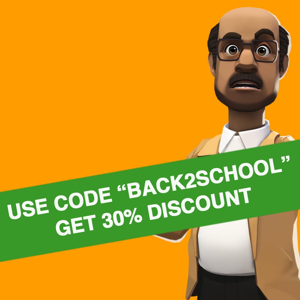 Plotagon's tweet photo. Dear #teacher 👩‍🏫👨‍🏫 Use #code "Back2School" on the 30, 60 and 100 user annual license of @PlotagonEdu to get 30% discount. Best #Back2School sale ever!  #LimitedTime 🏷️
https://t.co/bu2ihNXRJr 
#blendchat #whatischool #education #edapp #classroom https://t.co/WfwbZ4fcIr