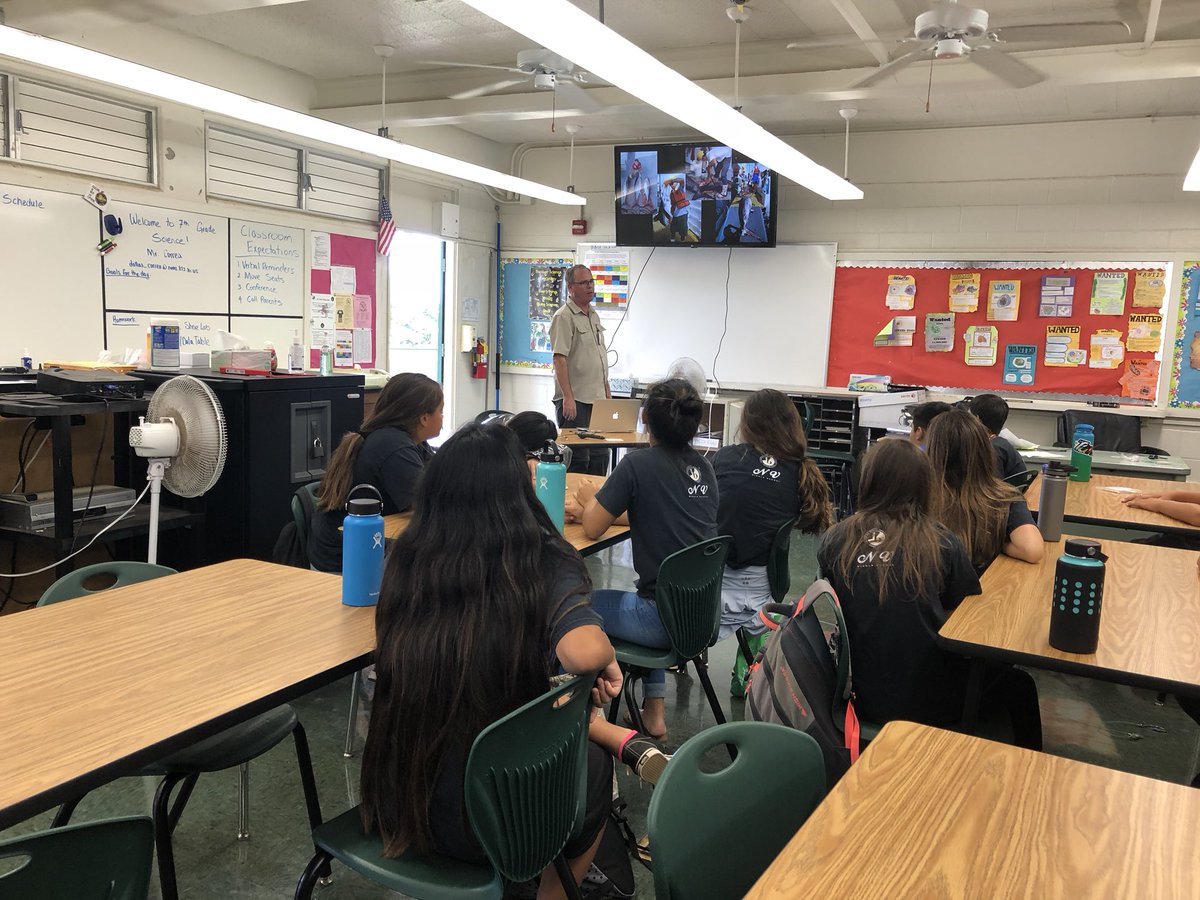 DerrickTsuruda's tweet photo. Thank you to our wonderful guest speakers who came today and shared about their careers in STEM-related fields. Your presentations definitely sparked a love of science for our @NVMSLancers #inspirepassion #stemexpo2018 https://t.co/veL4Hp519O