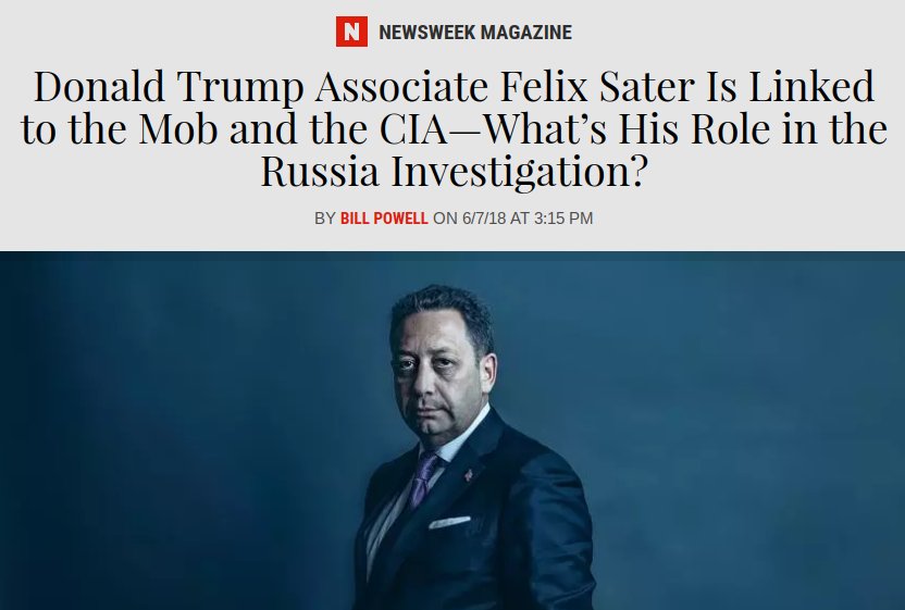 45) Without making any allegations, I’d like you to turn you attention to one Felix Sater. https://www.newsweek.com/2018/06/15/sater-963255.html