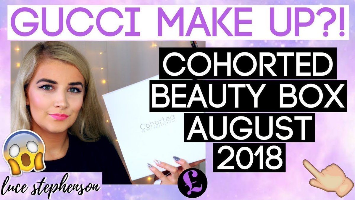 LuceStephenson's tweet image. GUCCI IN A BEAUTY BOX?! @cohorted AUGUST DELUXE BEAUTY BOX UNBOXING buff.ly/2P4uAXk

#smallbloggers #smallblog #smallstreamers #smallyoutuberarmy