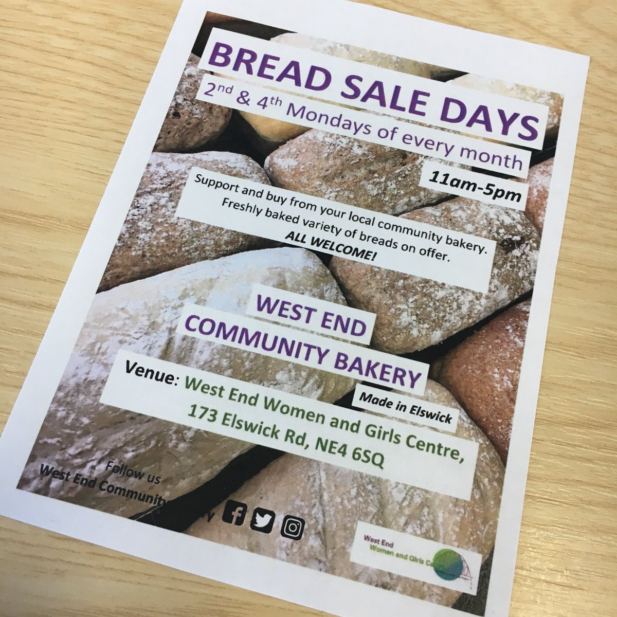WE_CommBakery's tweet photo. You missed us? After swapping bread for pizza over the summer, we’re back baking your fave bread, starting Monday 10th September, 11am-5pm! #bread #lovebread #madeinelswick https://t.co/X0kfiq01Hp