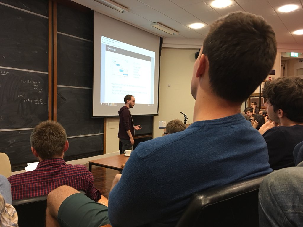 IPPP_Durham's tweet photo. Looking back to Saturday and the last of the #BUSSTEPP student talks: Christos (@cvlahos13) gave a great talk about b physics, and of course the traditional last slide @Durham_YTF advert! https://t.co/N7IJqvSvEP