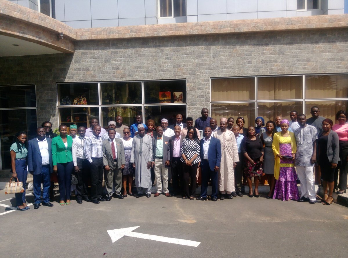 Globalrightsng's tweet image. Here a group photograph of participants at the ongoing stakeholders engagement on the development and implementation of an effective fiscal regime in Nigeria&apos;s Artisanal/Small scale mining sector. #MiningTransparency