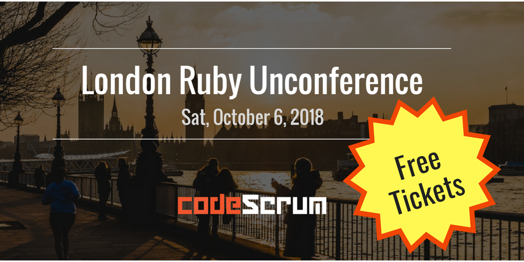 RubyUnConf's tweet photo. Registrations open for #London #RubyUnconference2018 . Tickets here: https://t.co/Nf9sY1463Q #lrun #ruby https://t.co/HsbSGmK6G7