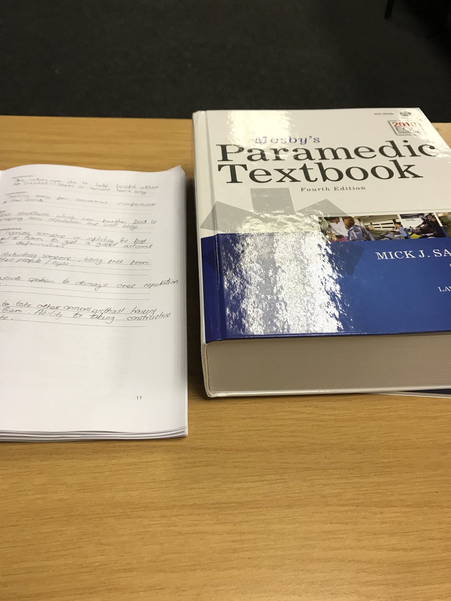 I am being productive with my off time due to injury. I’m back at college on that EMS grind 😎 Education is important kids ... never forget that ☝🏻