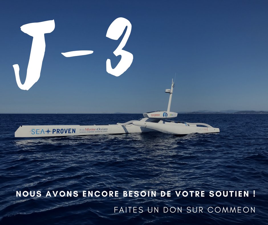 SeaProven's tweet photo. La Mission #SphyrnaOdyssey touche à sa fin, et notre campagne de #crowdfunding également ! Plus que 3 jours pour contribuer au financement de cette belle aventure. Merci à tous pour votre soutien nous comptons sur vous ! Cliquez ici : https://t.co/8tpZQPphvc et faites un don ! https://t.co/OQu3JBudvP