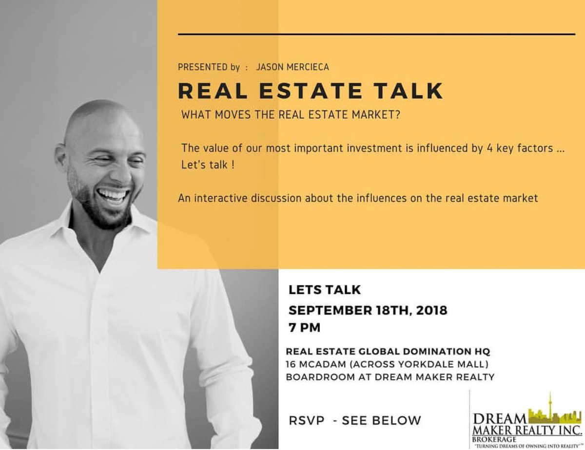 dreamakerrealty's tweet photo. #DreamMaker doing it again!
Think #Realestate Think #Dream @JMercieca_ #DreamTO.ca https://t.co/4gkOkZ43P4