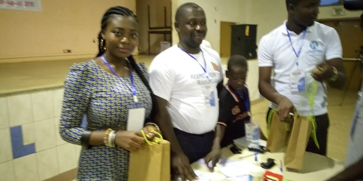 angelemessa's tweet photo. Meet Ernest Ngang. Facilitator at the MYF Holiday Camp organised by the YALI WEST AFRICA Alumni Association Cameroon in partnership with the US Embassy in Yaoundé
#myfbootcamp
#MYFCameroon https://t.co/bsuT8w7J7c