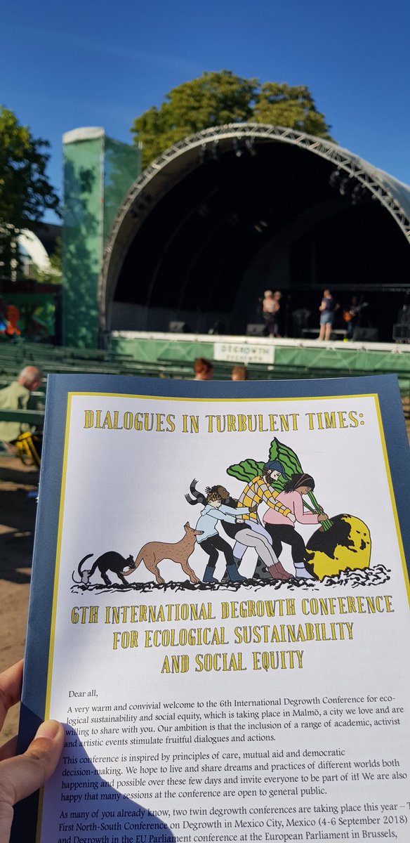degrowthsweden's tweet photo. We hope #degrowth movement will keep echoing for many years to come. Have a great day, everyone! https://t.co/uHlFqWYyvW