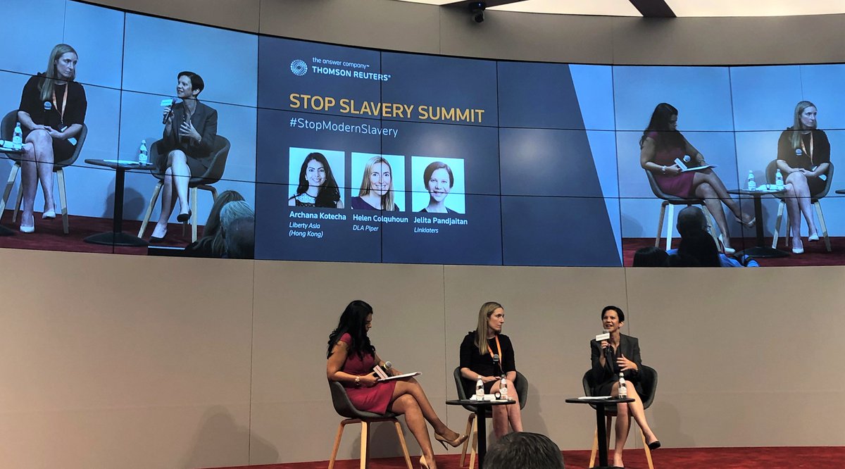 Linklaters Partner Jelita Pandjaitan shares her views on the importance of getting strategy and governance surrounding slavery risk on to the C-suite’s agenda, at today’s 2018 Stop Slavery Summit. #StopModernSlavery