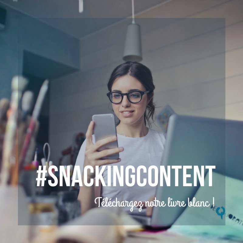 Snacks_prod's tweet photo. Le #SnackingContent, c'est quoi au juste ? Découvrez un recap' de ses atouts principaux dans notre livre blanc : https://t.co/UrdpMqzBVq 🚀
Ce que vous y apprendrez :
⚡ Les 3 raisons principales de son succès
⚡ Comment augmenter votre visibilité 
⚡ Comment marquer les esprits https://t.co/F324XXL852