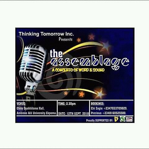 SynCityNG's tweet photo. The Assemblage- a concert of word and sound draws close. It promises to be great. Check the flier for details. Don't miss it!

Kindly RT! https://t.co/DpPu2Hc4HV