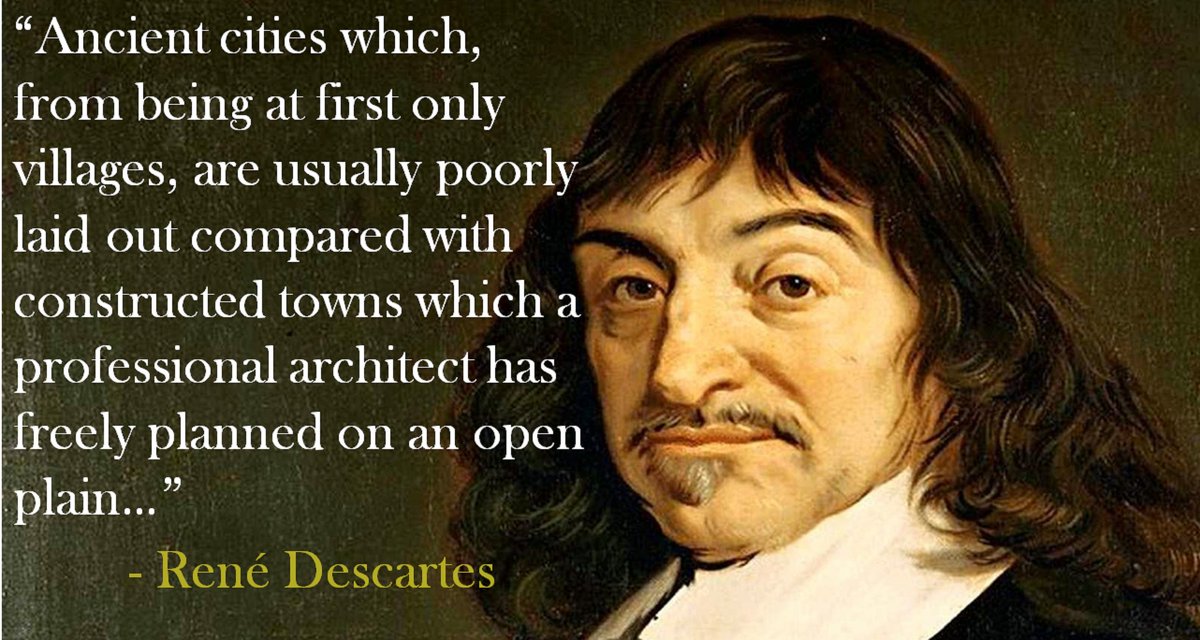 connectororg's tweet image. René #Descartes observed that no one tears down a city to redesign it but makes improvements over time, which never reaches the same perfection. Our #philosophy is similar in that we sometimes need to tear down our whole #belief structure and start over.