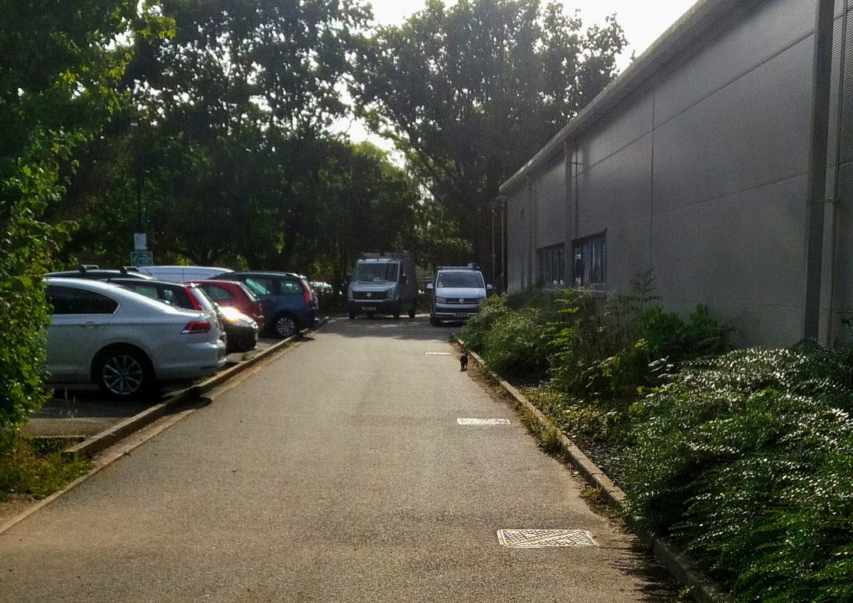 aeroarchive's tweet photo. @RolfatWarwick looks like a friend is waiting for Rolf's return at the Warwick Uni Tennis Centre , spotted this morning https://t.co/2qMNASqBcE