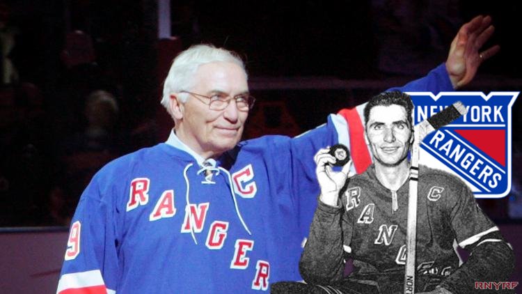 Happy Birthday NY Rangers Legend, in the Rafters, Andy Bathgate! 