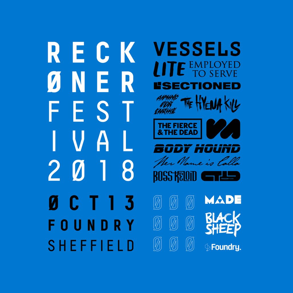 Foundry Sheffield (@foundrysu) on Twitter photo The first annual <a href="/reckonerfest/">Reckoner Festival</a> is steadily approaching! With a stacked line up featuring the likes of <a href="/LITE_JP/">LITE</a> <a href="/employedtoserve/">Employed To Serve</a> <a href="/AimingForEnrike/">Aiming for Enrike</a> <a href="/TFATD/">The Fierce & The Dead</a> <a href="/vasaband/">VASA</a> <a href="/BodyHound/">Body Hound (deceased)</a> <a href="/triggerthumbuk/">Trigger Thumb</a> &more, this is not one to miss. Grab your ticket at bit.ly/reckonerfestiv… The first annual <a href="/reckonerfest/">Reckoner Festival</a> is steadily approaching! With a stacked line up featuring the likes of <a href="/LITE_JP/">LITE</a> <a href="/employedtoserve/">Employed To Serve</a> <a href="/AimingForEnrike/">Aiming for Enrike</a> <a href="/TFATD/">The Fierce & The Dead</a> <a href="/vasaband/">VASA</a> <a href="/BodyHound/">Body Hound (deceased)</a> <a href="/triggerthumbuk/">Trigger Thumb</a> &more, this is not one to miss. Grab your ticket at bit.ly/reckonerfestiv…