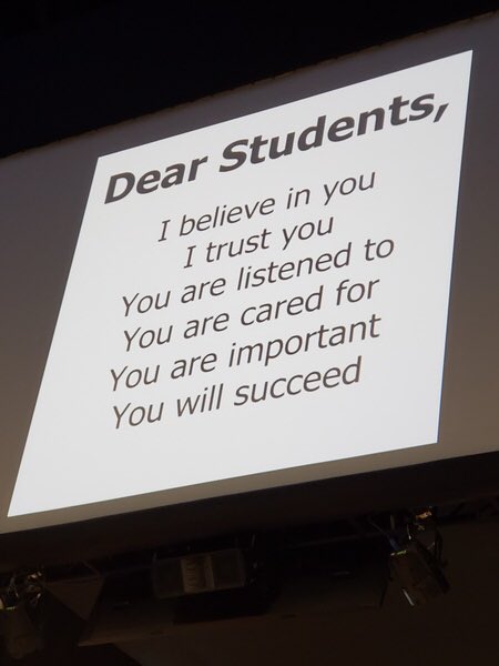 WoodardSci_Lund's tweet photo. An awesome reminder from #kidsdeserveit ! @WoodardCFISD incorporated this into our morning announcement routine! We love our students💙 @mradamwelcome #WolfpackAllIn https://t.co/4YuL4NfYEo