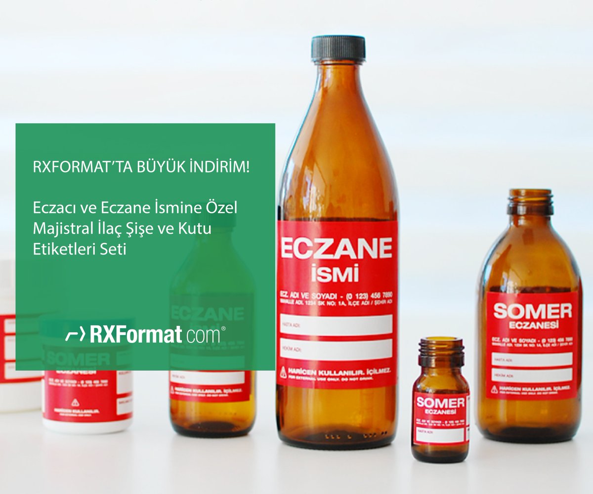 Yeni Nesil Eczanelerin Vazgeçilmezi RXFormat.com'da Fırsat İndirimleri Başladı!

#eczane #eczacı #pharmacy #pharmacist #apteka #apotheke

Sipariş vermek için: goo.gl/N6psfj