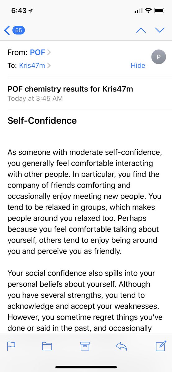 kathtorb's tweet photo. Someone set up a @PlentyOfFish account with my email address at some point last night. And they have moderate confidence. I hope they find a match and gain the confidence to use their own information. 🤞🏻 https://t.co/iEwlBH9iEe
