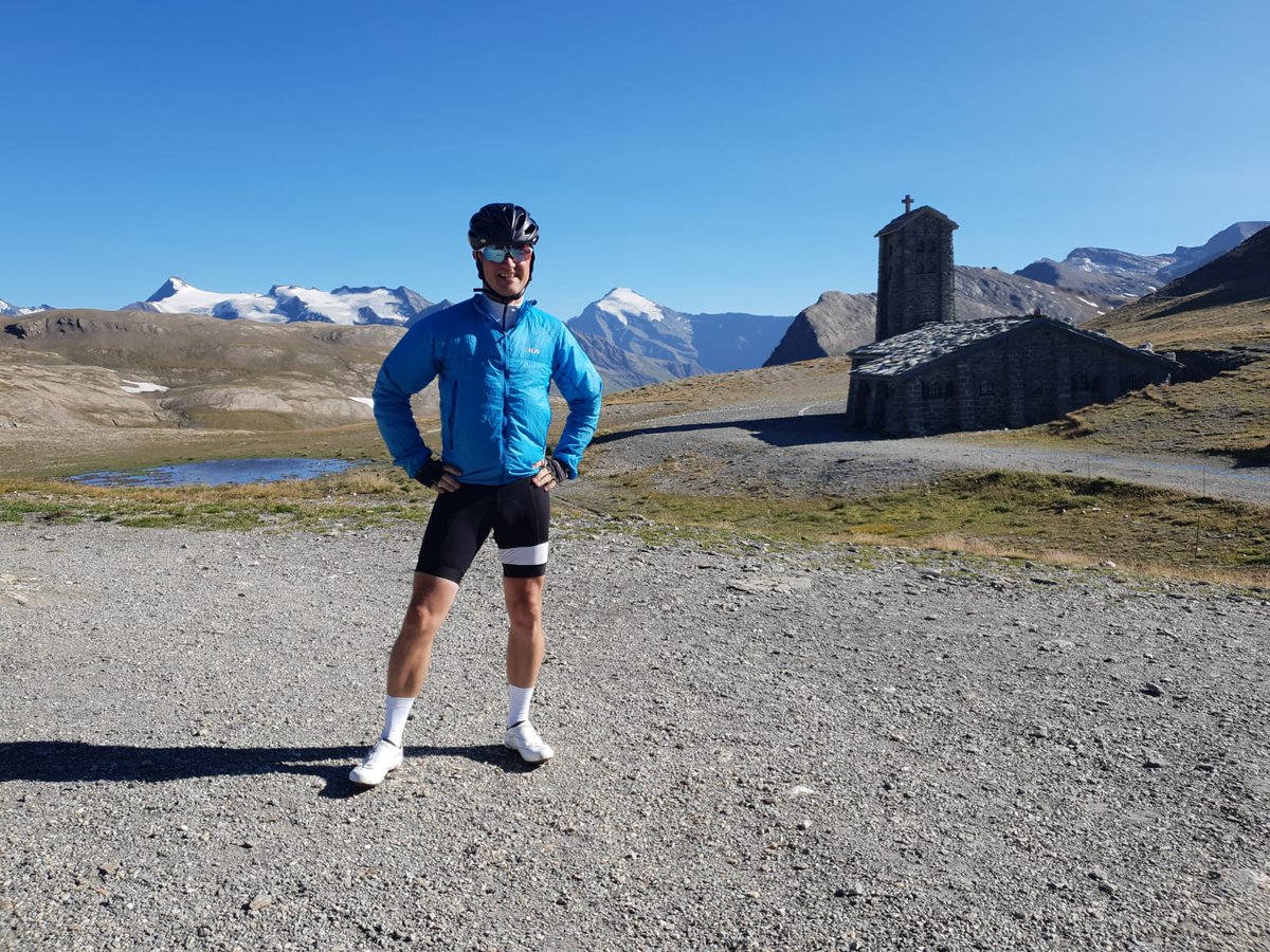 I said to my year 11's that I was also training hard while they were revising. They received their just rewards last week. Here's my reward. 4 hours of climbing to Col de l'Iseran, the highest pass in Europe.