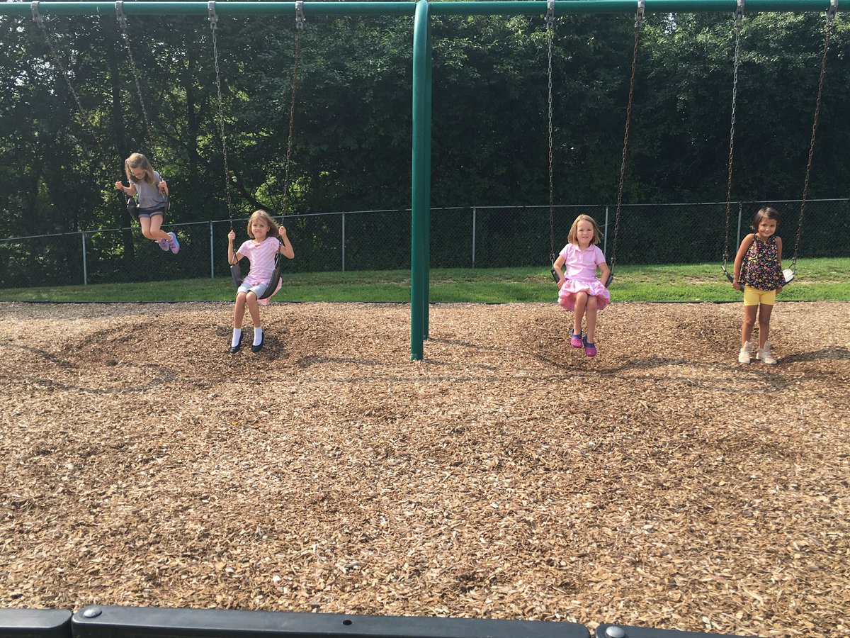 VharmsD's tweet photo. Kindergartners love playing with their new friends on the NBS playground! #nbscoltpride https://t.co/LBcZNtuaW6