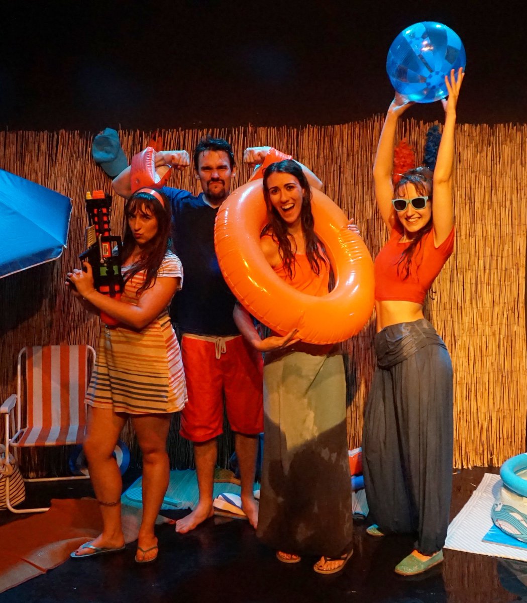 Calamburteatro's tweet photo. Sólo nos quedan dos funciones de #improsummer en la @escalera_jacob ¿te las vas a perder? ¡Resístete a decir adiós al verano! #impro
🎟️ https://t.co/NQJBvbUoKB https://t.co/VoMcVbbI0r