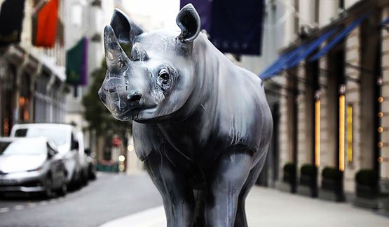 #Conservation charity <a href="/Tusk_Org/">Tusk</a> raise awareness of the #Rhinos critical endangerment with an open-air art show in London > bit.ly/2ohQj2B
.  .  .
#TuskRhinoTrail <a href="/DaveWhiteStudio/">Dave White</a> #HarlandMiller <a href="/Hirst_Official/">Damien Hirst</a> #MarcQuinn #EndangeredSpecies #SaveTheRhino